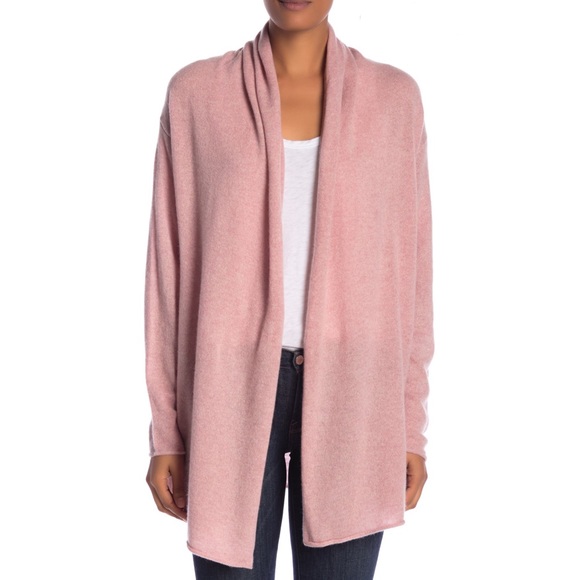 Holagen Shawl Collar Cashmere Cardigan - Picture 2 of 9